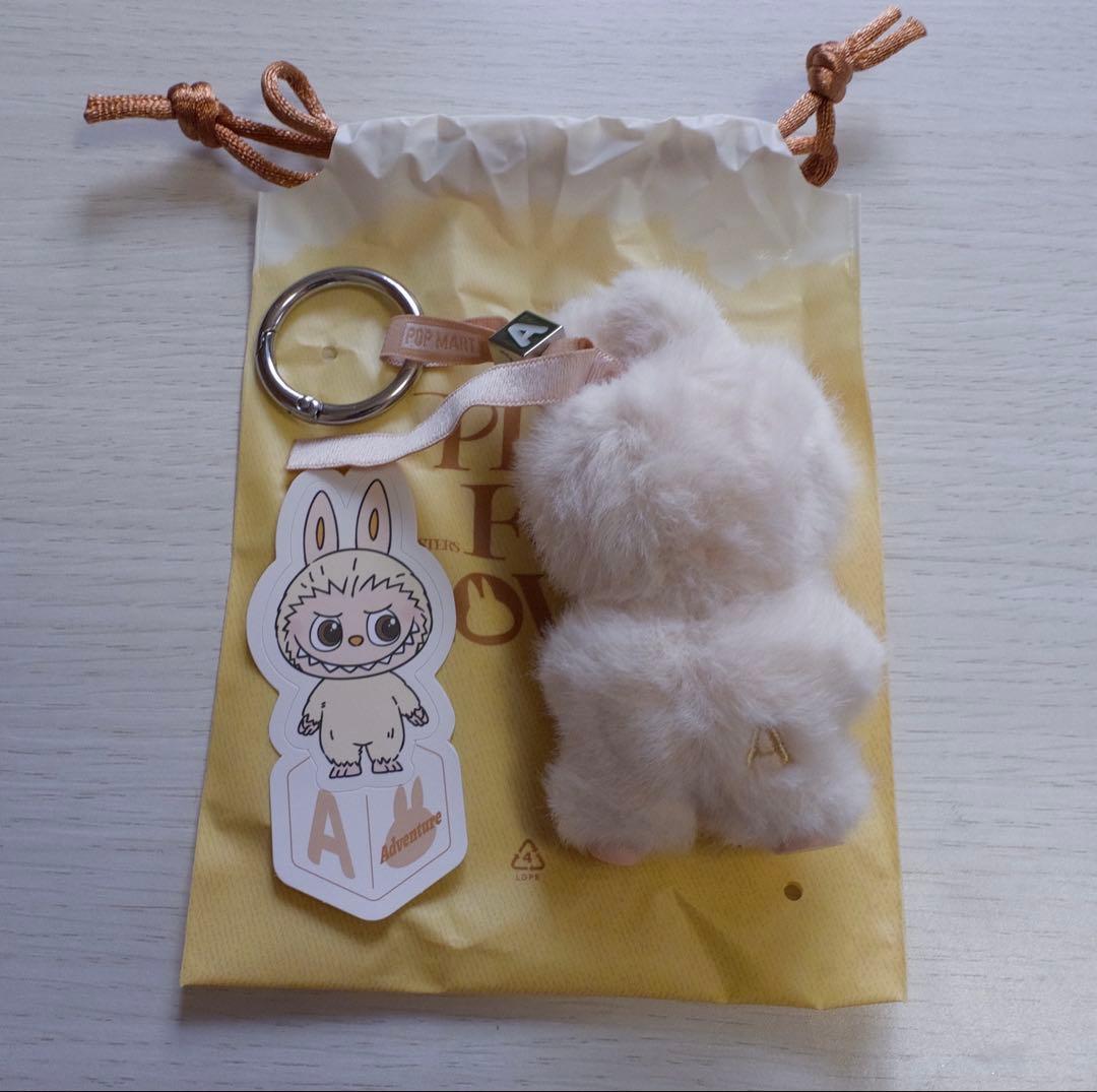 POP MART PIN FOR LOVE ぬいぐるみ ラブブ A イニシャル