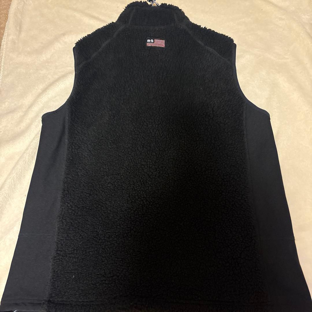 BRIEFING ブラック フリースベスト