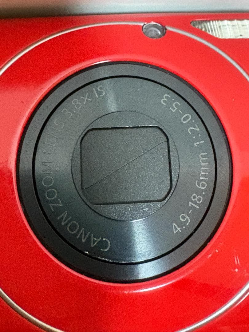 “Canon　IXY30S　PC1473　コンパクトデジカメ　ジャンク　レッド”