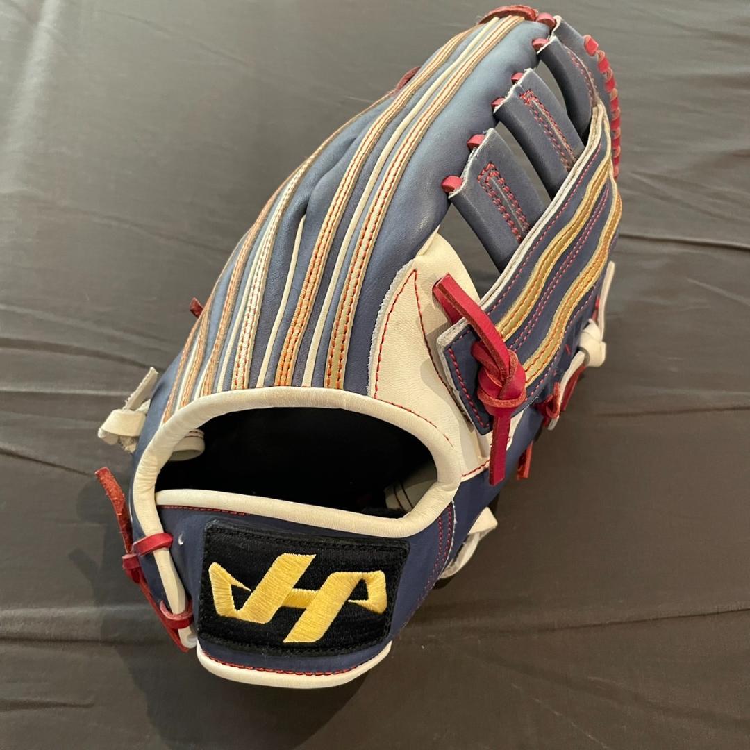 【限定】ハタケヤマ 軟式外野手グローブ 金本モデル GPC-T6 湯もみ型付け