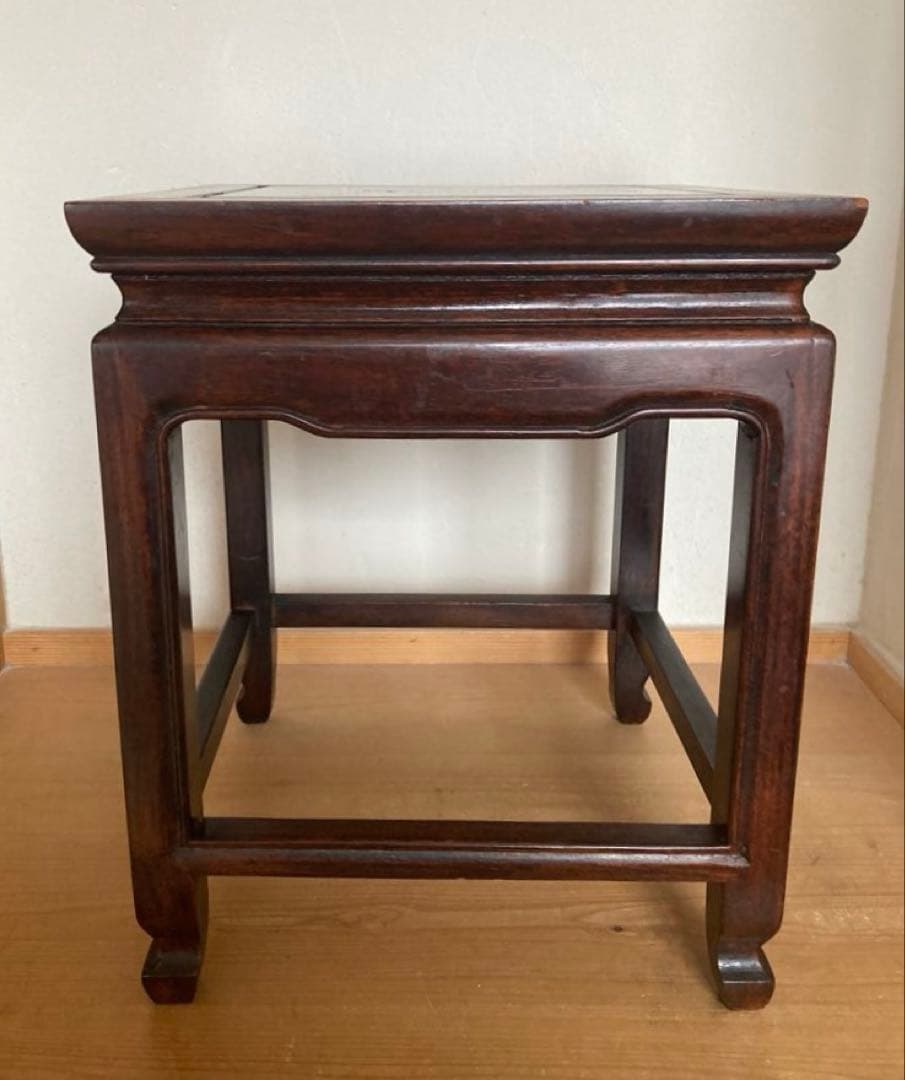 【本格派】盆栽台 花台 飾り台 高卓 アンティーク 実家整理品