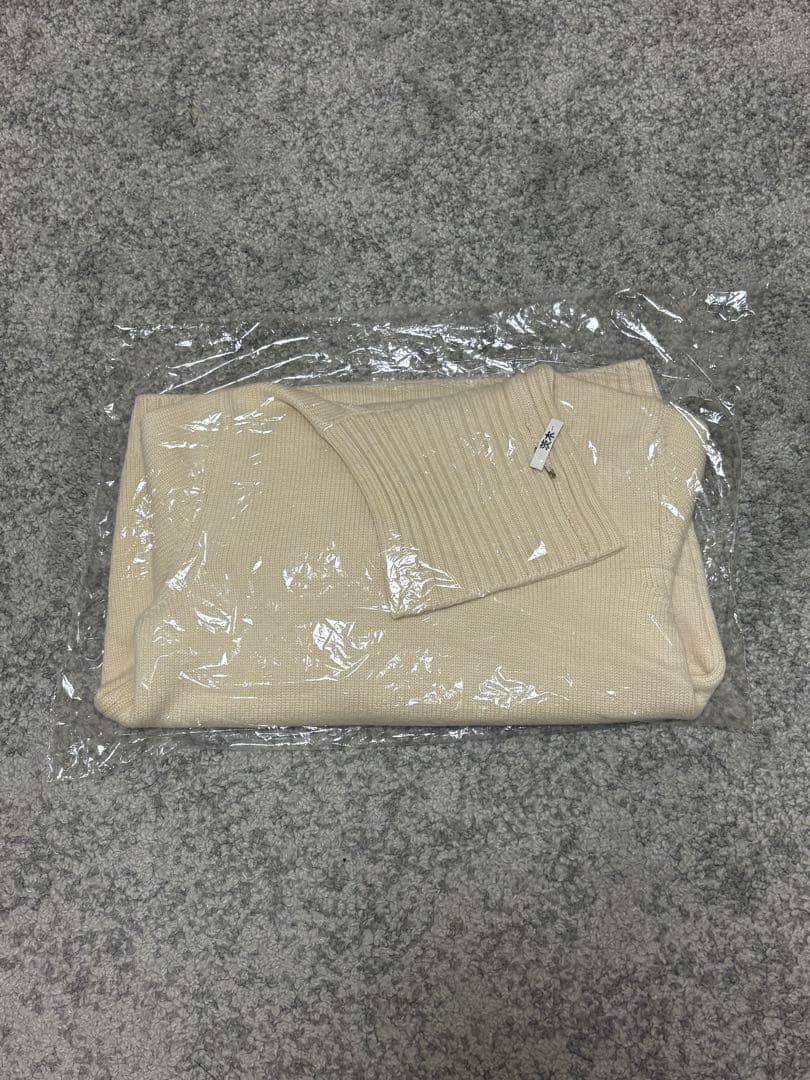 ザノーネ　5G 5ゲージ　タートルネック　ニット　アイボリー　46サイズ