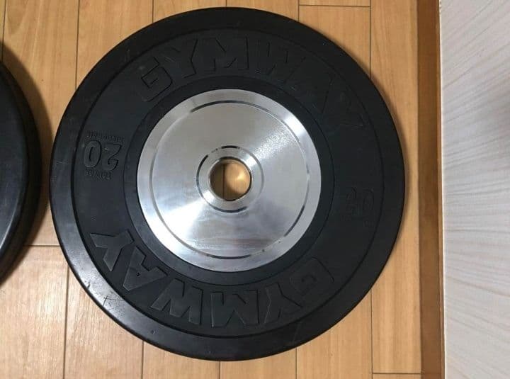 ② GYMWAY バンパープレート 20kg 1枚