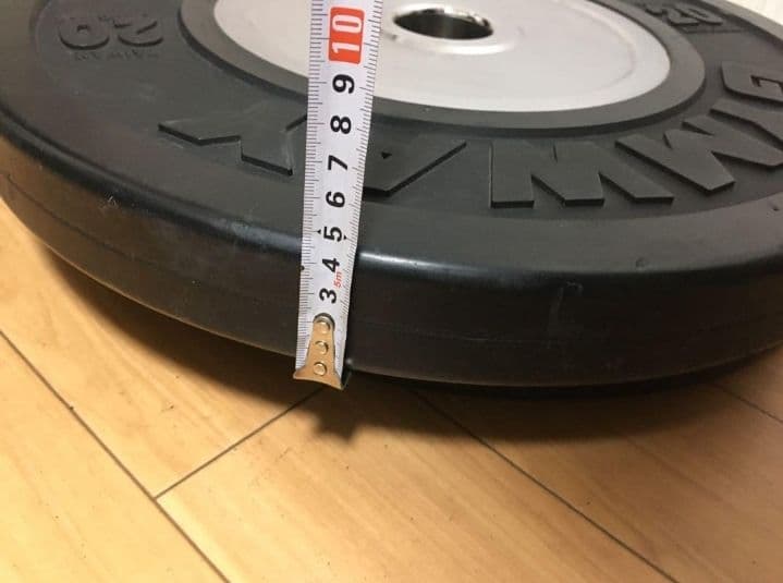 ② GYMWAY バンパープレート 20kg 1枚