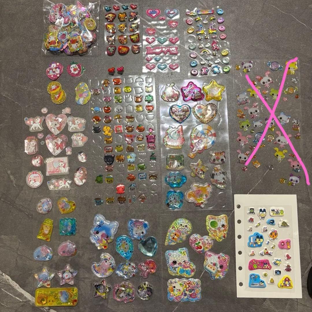 平成シール　シール帳　まとめ売り　レトロ 平成女児 ウォーターシール