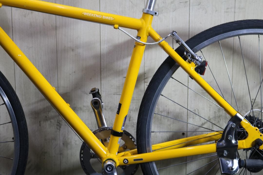 あさひ製WEEKEND アルミ 700C シマノ7速 460mm YELLOW