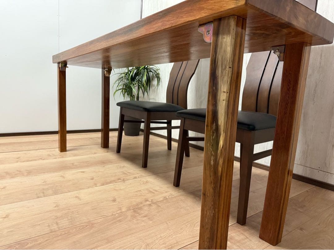 こーぅ様、◉一枚板・無垢モンキーポット、カウンターテーブル、事務机