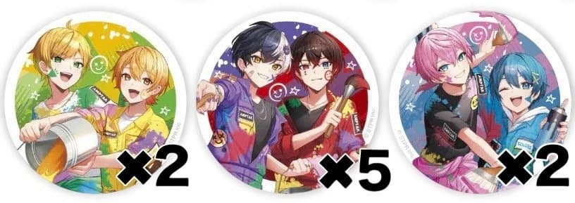 AMPTAK まとめ売り　ペアBIG缶バッジ