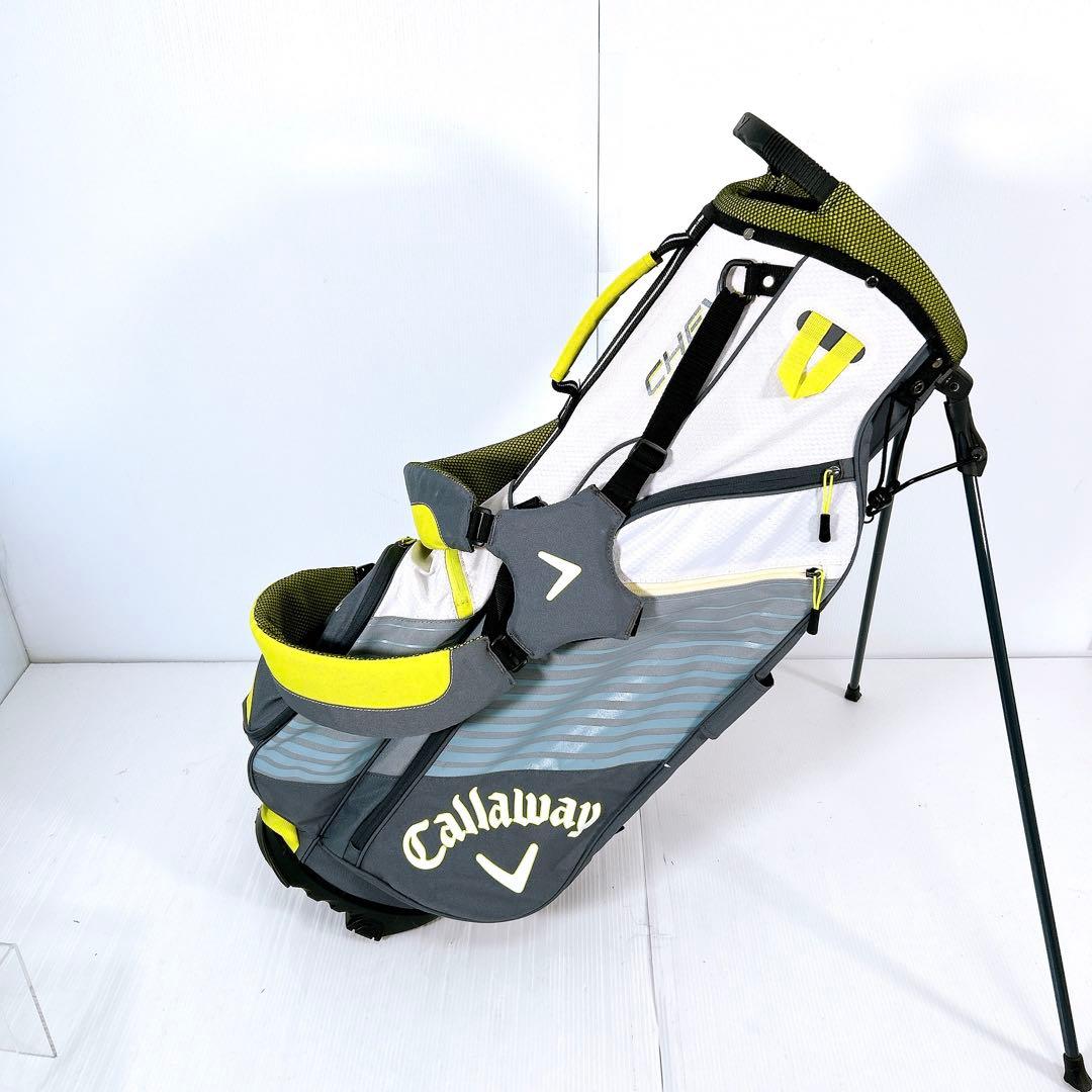 Callaway キャディバッグ スタンドバッグ ホワイト/グレー/イエロー