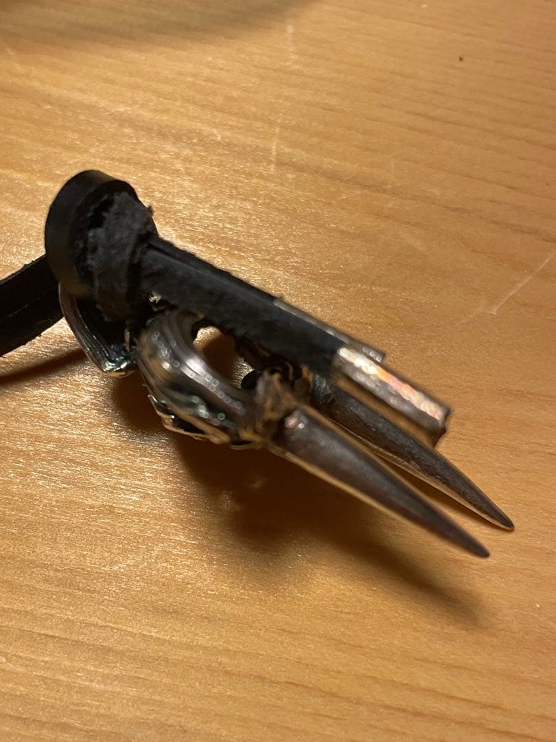 グッチ　ヴィンテージ　パドロック　アクセサリー アート　銀　シルバーオーナメント