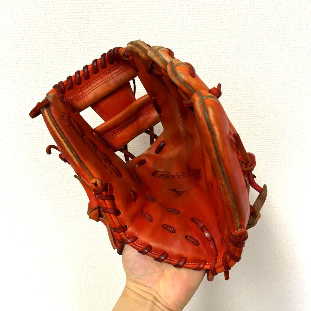 706 ミズノ グローバルエリート 坂本勇人モデル 軟式 少年 内野手用グローブ