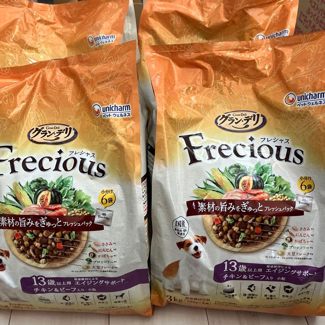グランデリ　フレシャス ドライフード 13歳以上エイジングサポート　合計12キロ