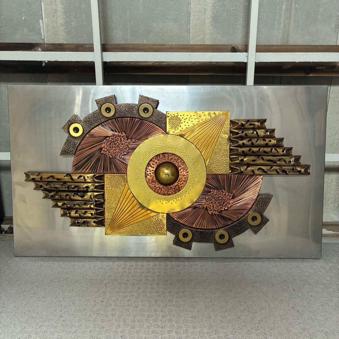 2個セットウォールアート 金属モダンアート Stephen Chun