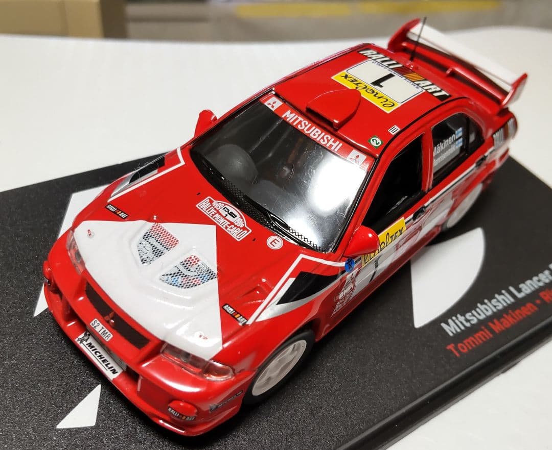 1/43 WRC ミニカーセット スバル・三菱
