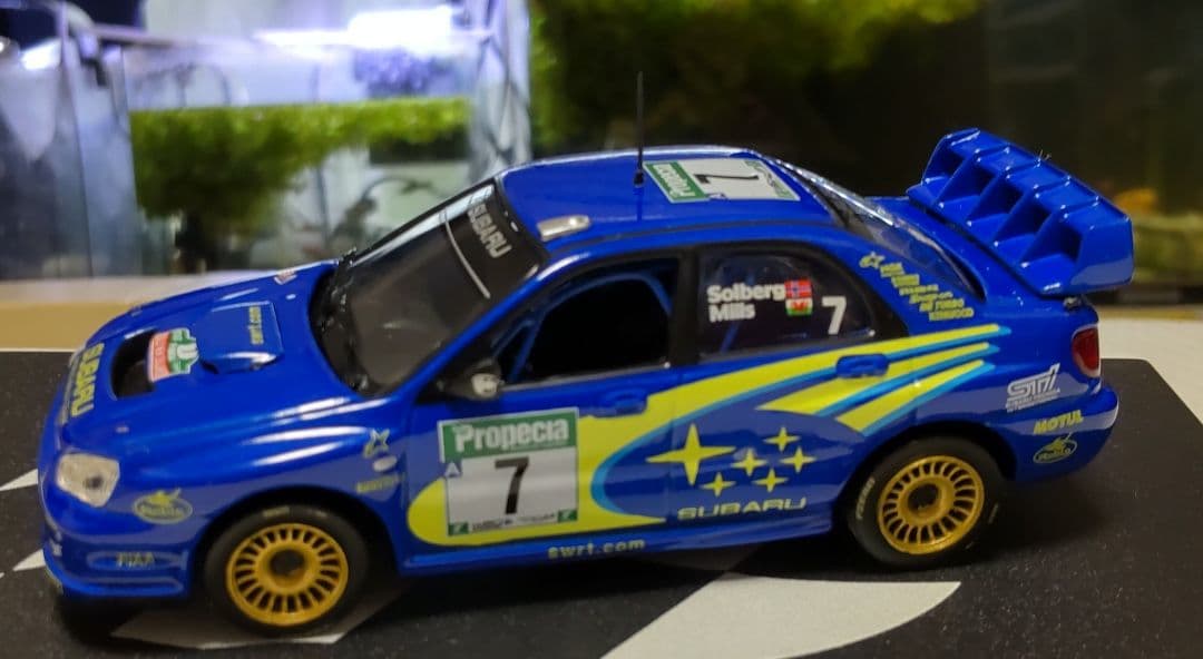 1/43 WRC ミニカーセット スバル・三菱