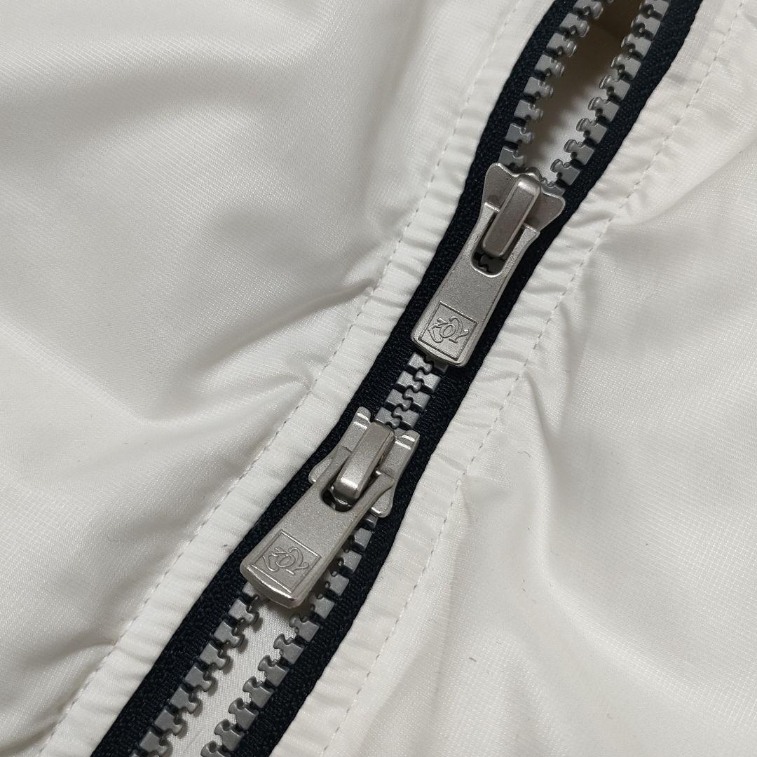 ZOY　ゾーイ　ゴルフ　ダウンコート　ジャケット　ダブルジップ　ホワイト　40