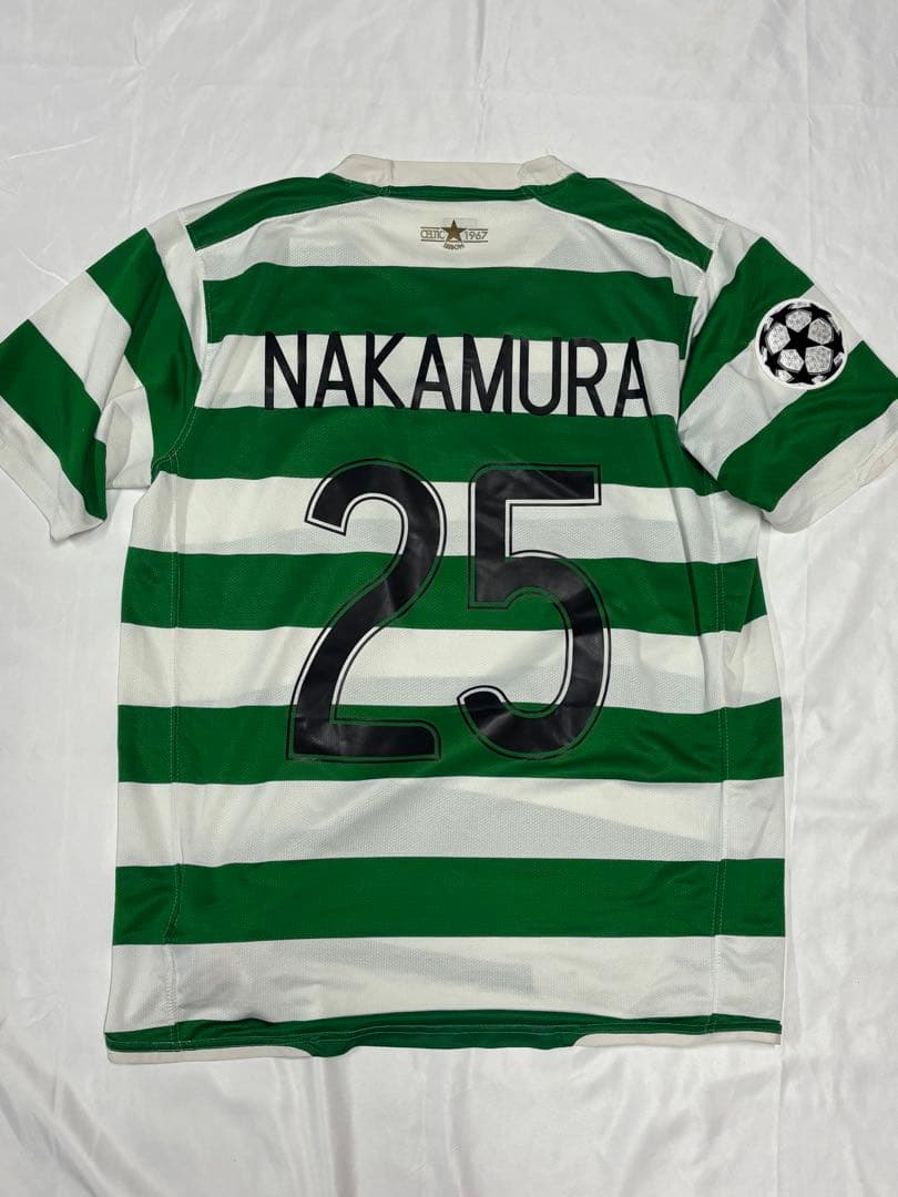 セルティック NAKAMURA 25番 シャツ　中村俊輔