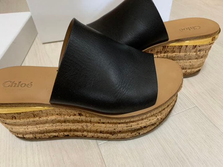 Chloe カミーユ コルクウェッジ サンダル 56179WM-001-5