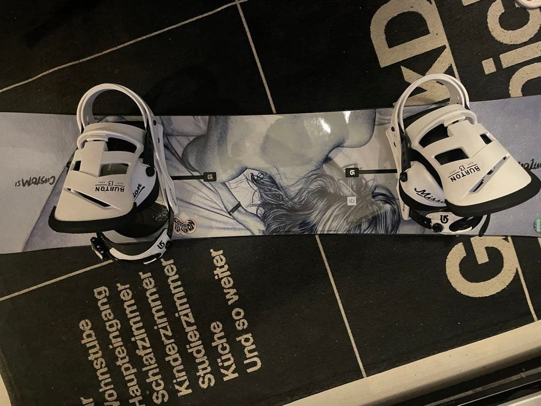 Burton custom 151cm バートンカスタム　ビンディングセット。