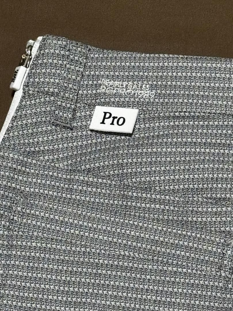 パーリーゲイツ レディース スカート 小紋柄 ストレッチ素材 サイズ0 新品