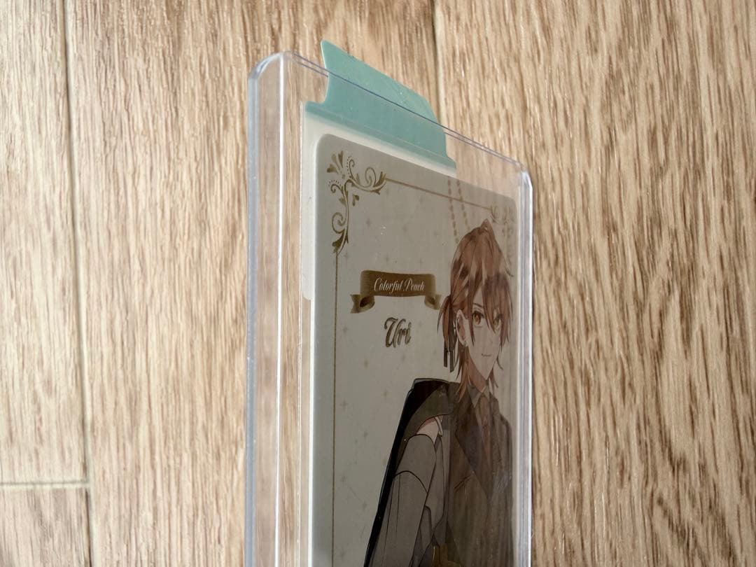 カラフルピーチ　未使用　うり　Uri サイン入りカード　ぷぴぱ