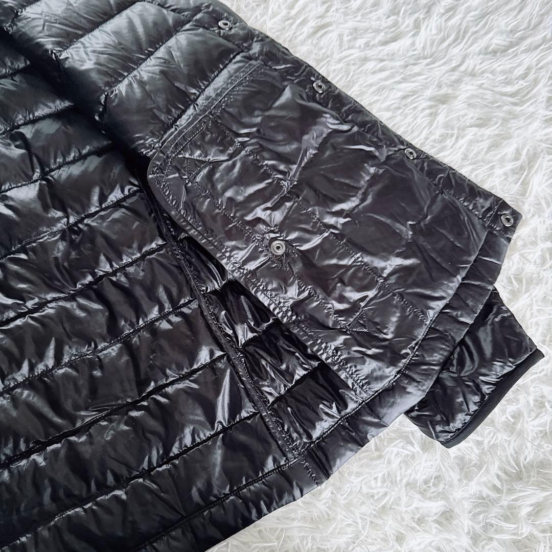 【BLACK LABEL CRESTBRIDGE】インナーダウン 黒 M 収納袋