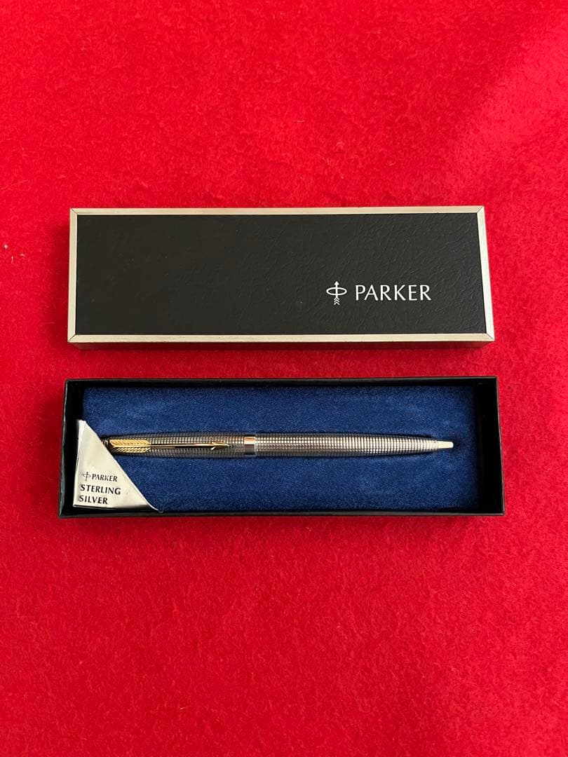 美品‼️パーカーボールペン75 シズレ スターリングシルバーケース付‼️