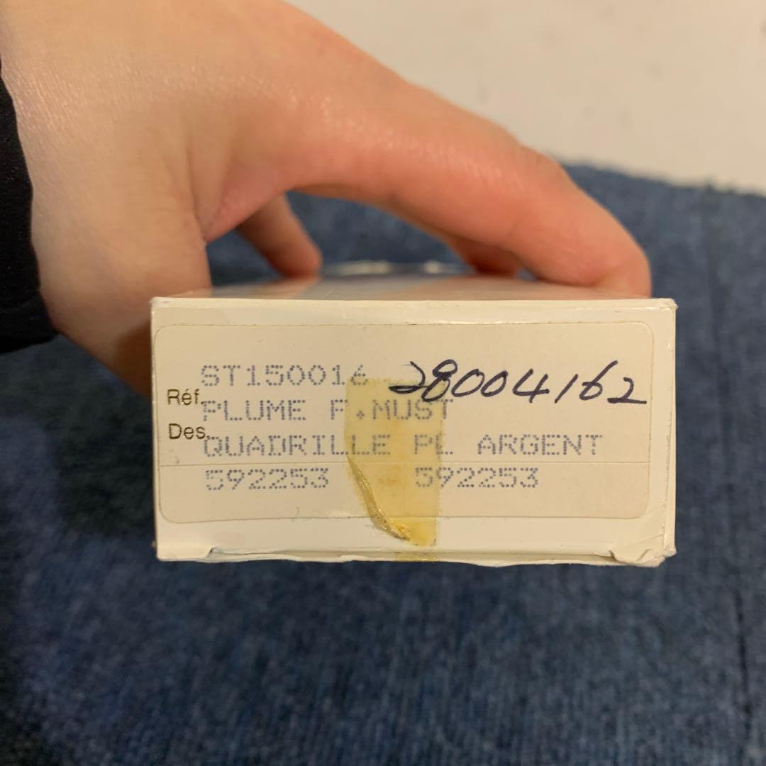 カルティエ 万年筆 ペン先 18K 750 刻印 シルバー ゴールド