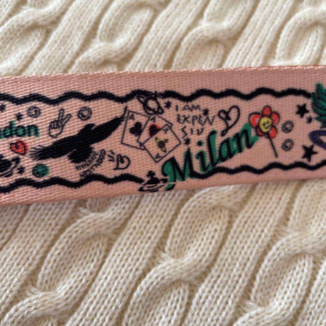 vivienne westwood CHAOS バンビ ロゴ バックル ベルト