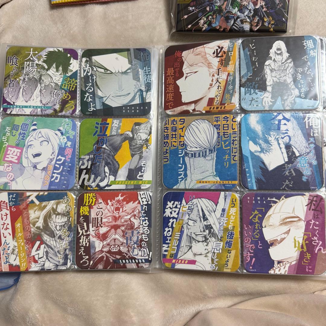 【僕のヒーローアカデミア】アートコースター　セット