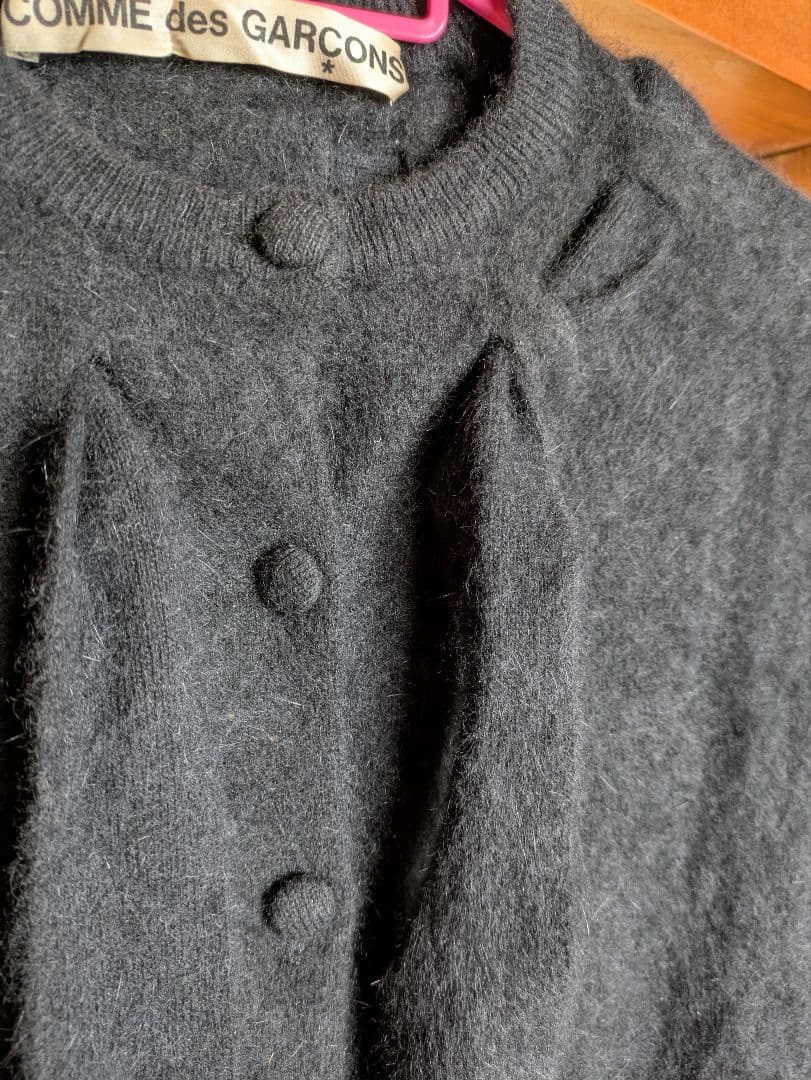 COMME des GARCONS モヘア風　カーディガン