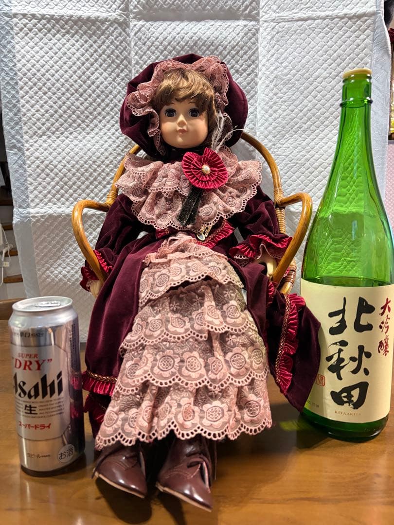 オオイケ社製 スリープアイ人形 ドールチェア2点セット