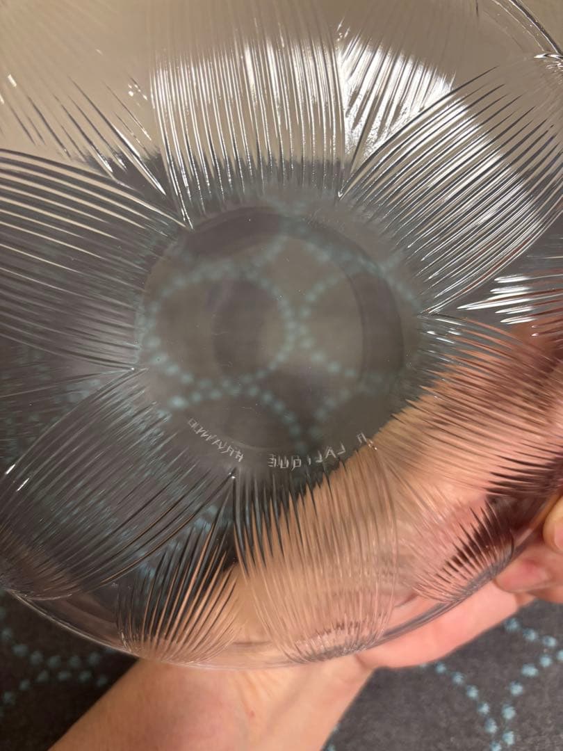 ルネ・ラリック　ロータス LOTUS 皿 , Rene-Lalique 1923