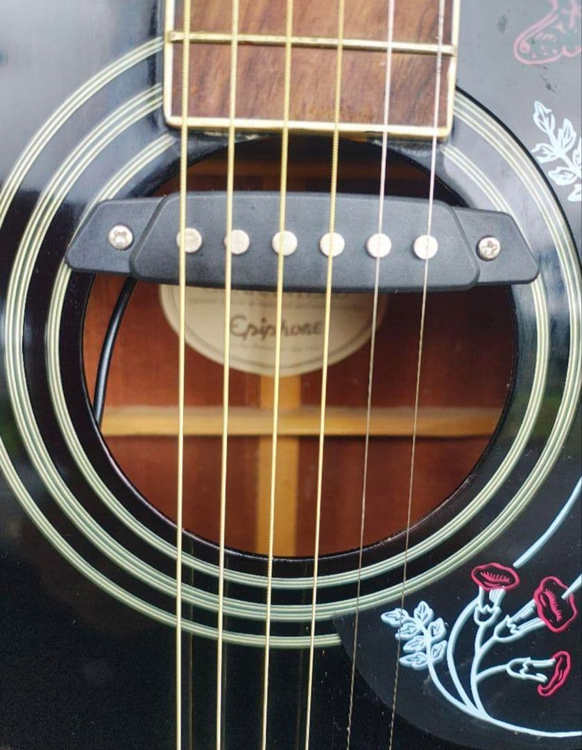 美品 Epiphone　Hummingbird Artist Wピックアップ付
