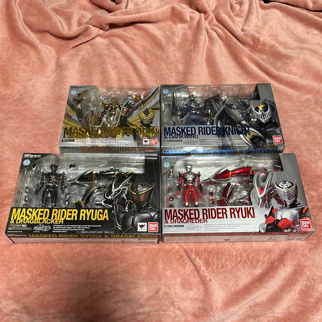 【超貴重】仮面ライダー龍騎フィギュアーツ４体セット s.h.figuarts初版