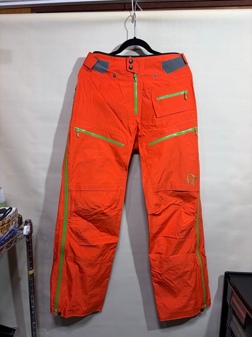 NORRØNA LOFTON GORE-TEX パンツ Mサイズ オレンジ