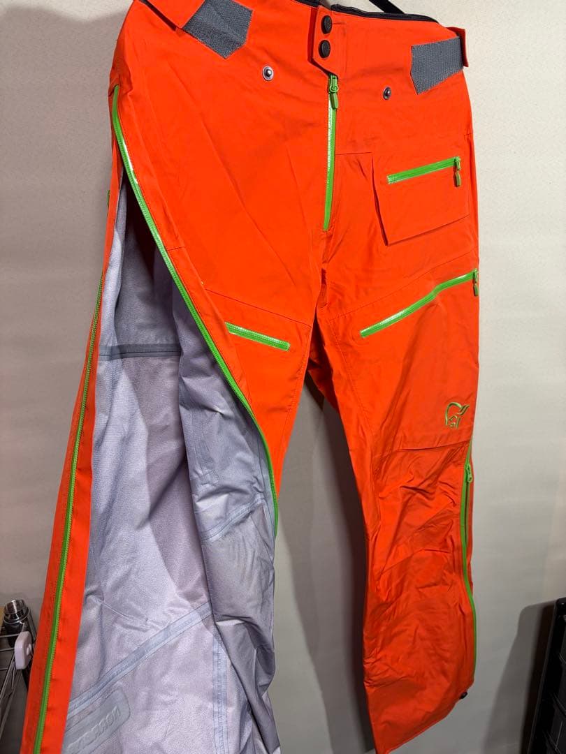 NORRØNA LOFTON GORE-TEX パンツ Mサイズ オレンジ