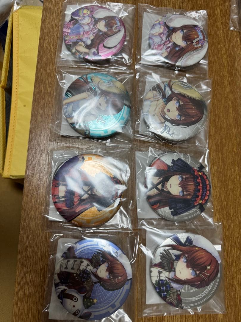 【最終値下げ】シュタゲ　牧瀬紅莉栖　くじ　缶バッジセット8種