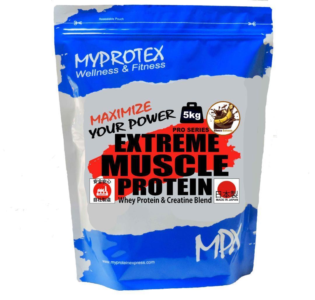 国産プロテイ5kg★ホエイプロテイン＆ソイ★マイプロテック★チョコバナナ味R