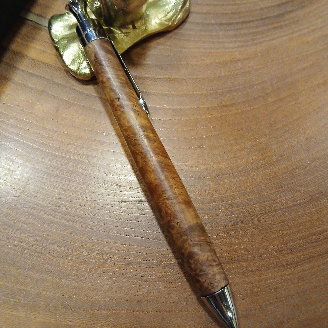 こぶた工房シャーペン花梨瘤杢0.5mm