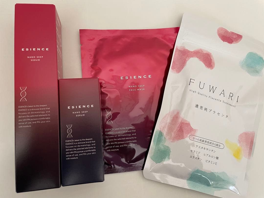 ESIENCE ナノシープセラム導入美容液・フェイスマスク・プラセンタサプリ