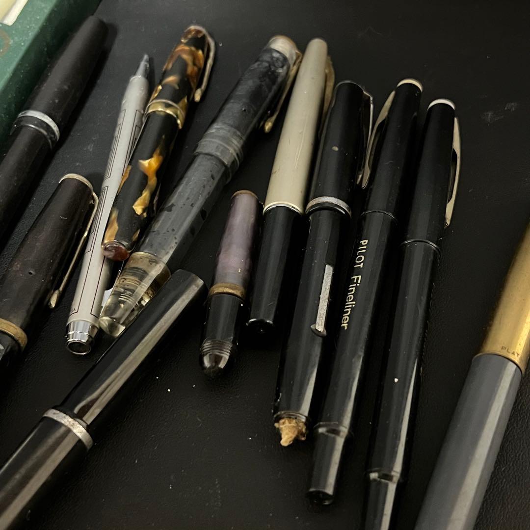 万年筆まとめ売り 18K 14K 筆記用具 28本まとめて 新品あり