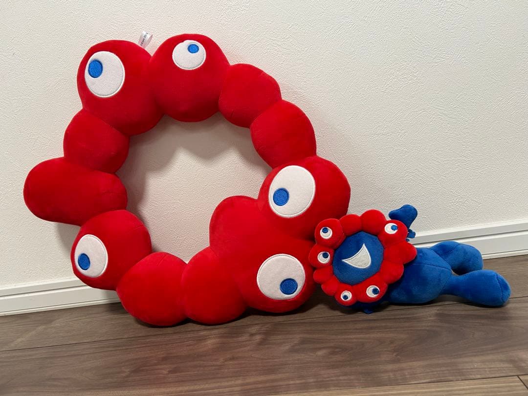 EXPO2025 ロゴ　ぬいぐるみ L ミャクミャク、ミャクミャクくじ　3等