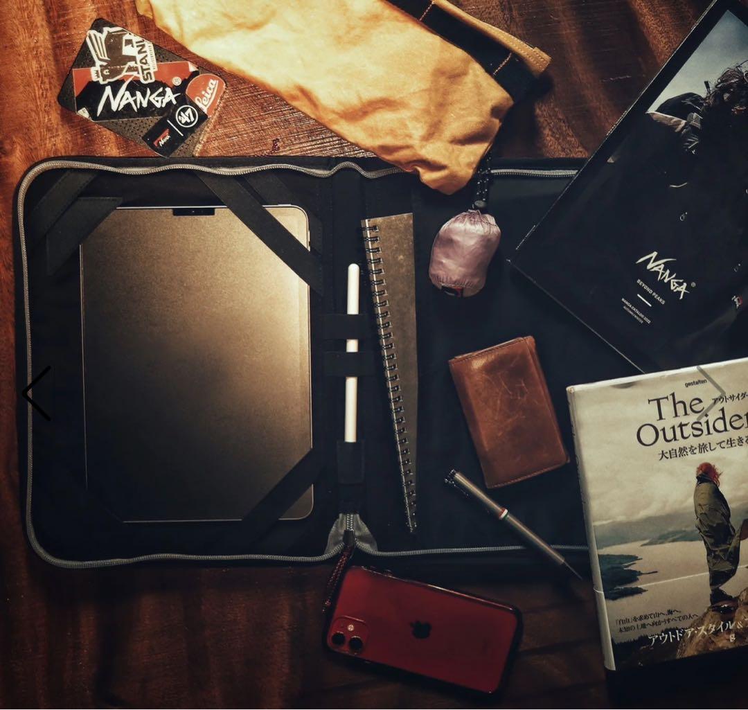 NANGA ブラック タブレットケース