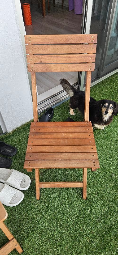 アカシア製ガーデンテーブル・チェアセット