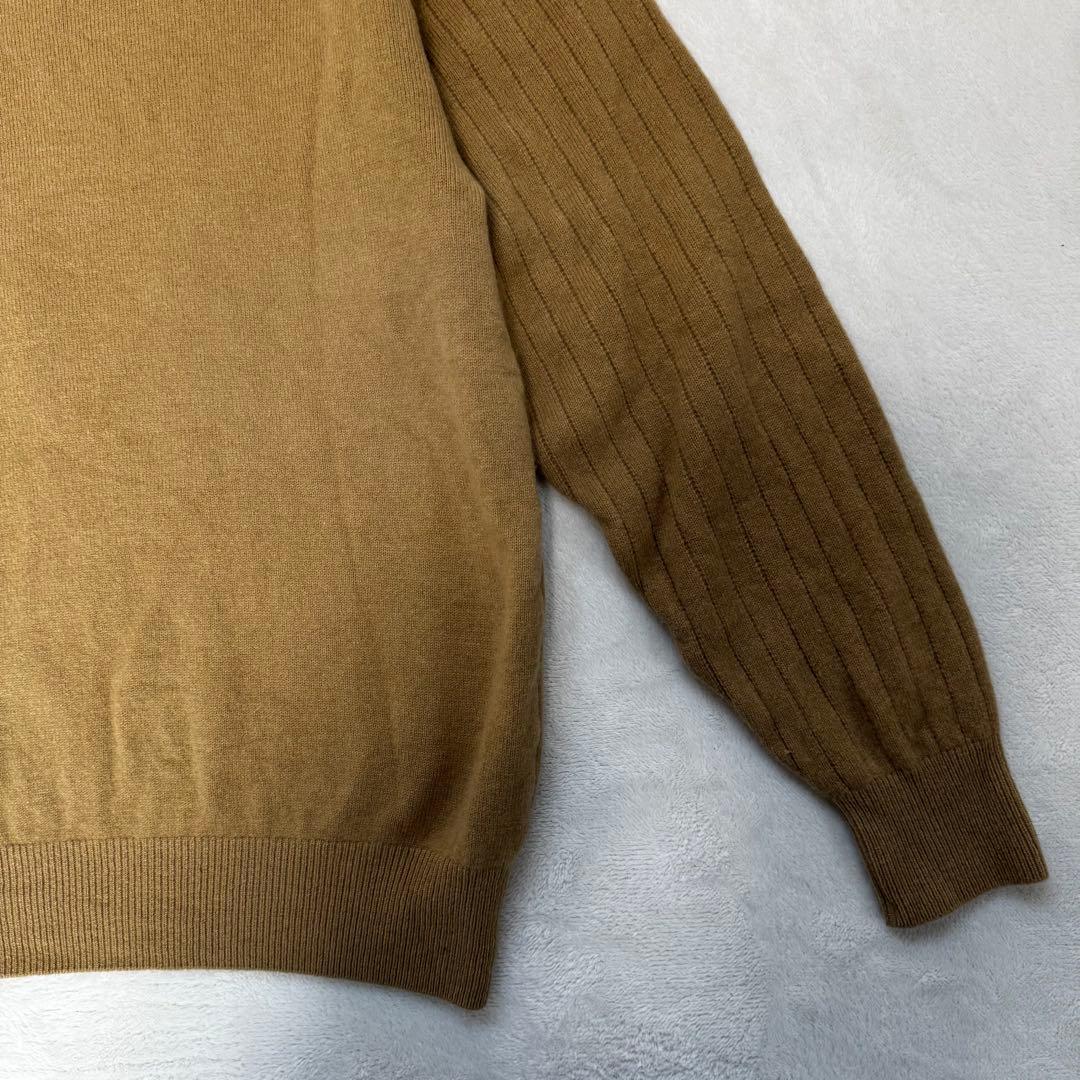 【美品】BURBERRYS ニット セーター 毛100% 犬刺繍　L ブラウン