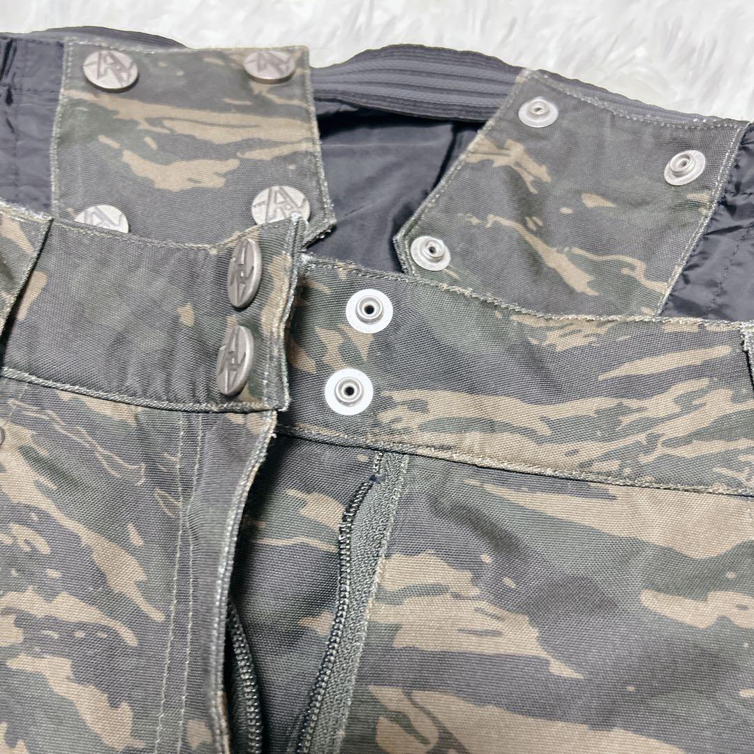 スノーボードウェアAA HARDWEAR Mフード付き 上下セット フレアパンツ