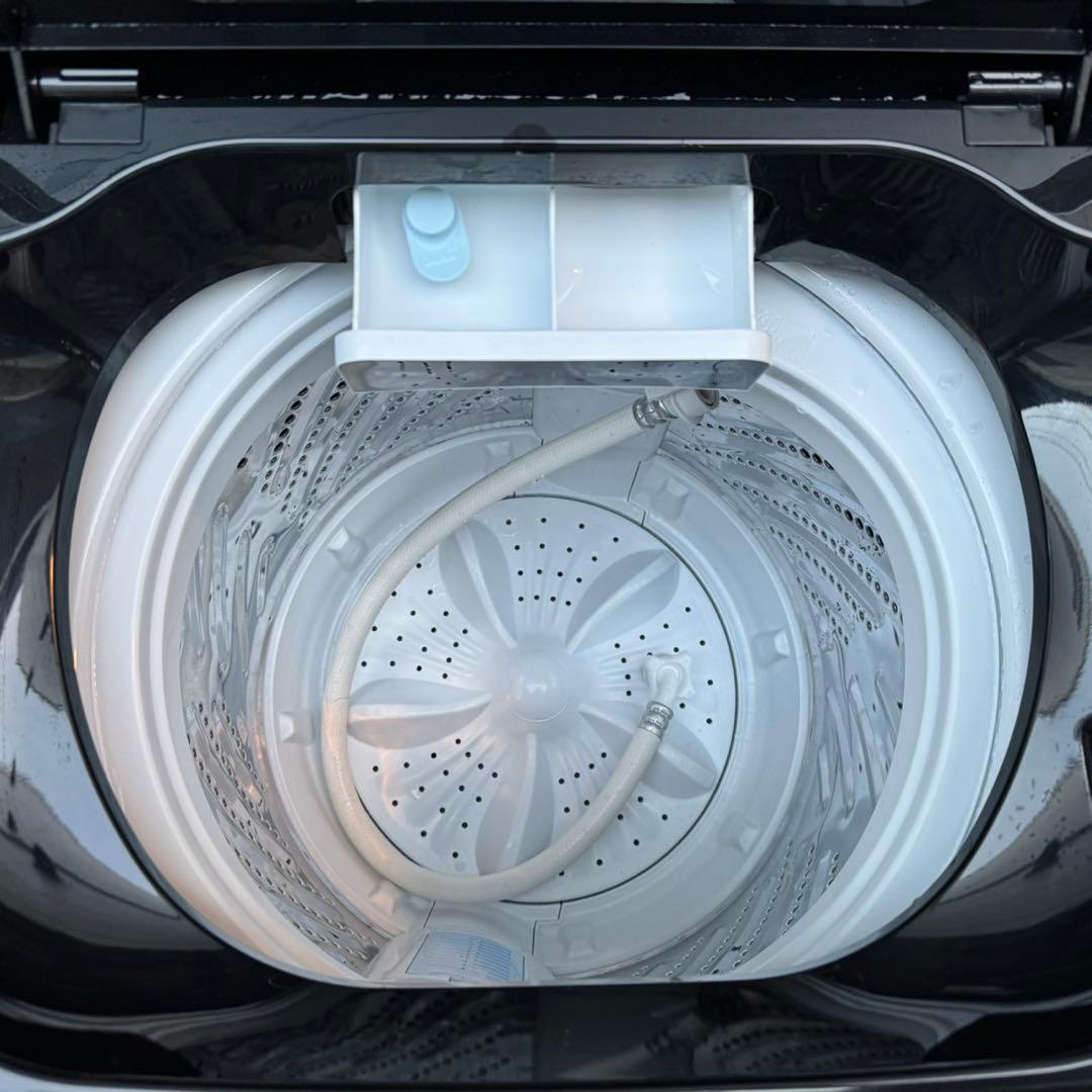 148⭐️2025.24年製セット★ニトリ冷蔵庫　ハイセンス洗濯機　ブラック　黒