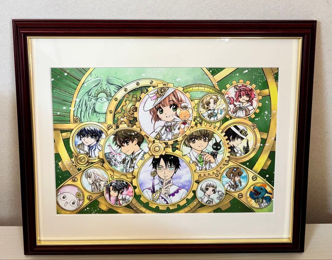 CLAMP画業30周年記念　メインビジュアル複製原画　B4版