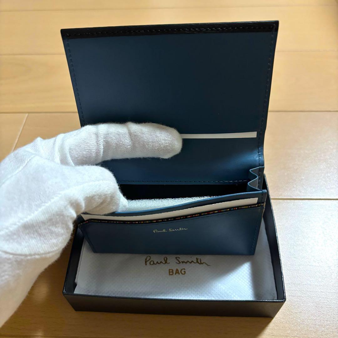 Paul Smith 現行品　クロップドロゴ　名刺入れ　新品未使用品　ブラック